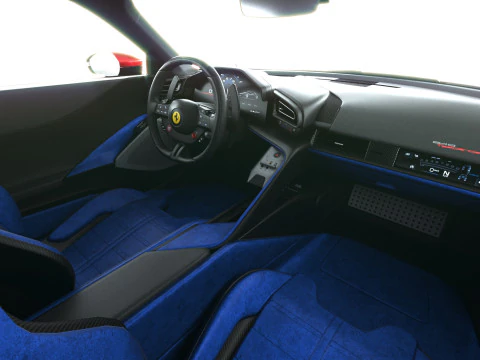 Ferrari 849 Testarossa 2026 LowPoly Modello 3D