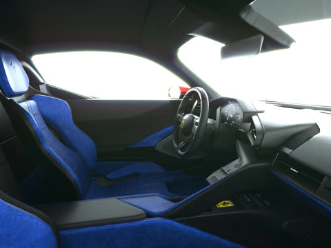 Ferrari 849 Testarossa 2026 LowPoly Modello 3D