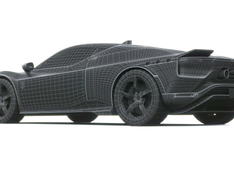 Ferrari 849 Testarossa 2026 LowPoly Modello 3D