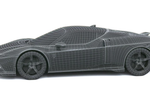 Ferrari 849 Testarossa 2026 LowPoly Modello 3D