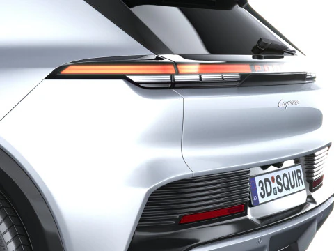 Porsche Cayenne Electric 2027 3D Model