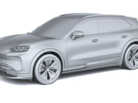 Porsche Cayenne Electric 2027 3D Model