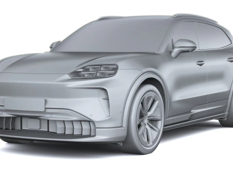 Porsche Cayenne Electric 2027 3D Model
