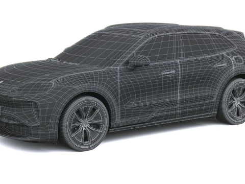 Porsche Cayenne Electric 2027 3D Model