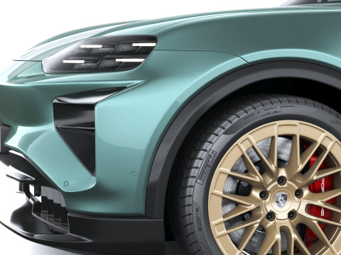 Porsche Cayenne Turbo El&eacute;trico 2027 Modelo 3D