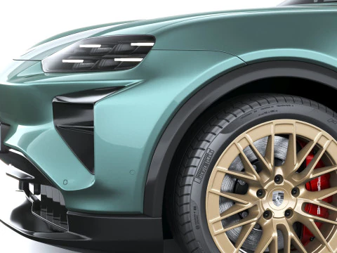 Porsche Cayenne Turbo Elettrica 2027 Modello 3D