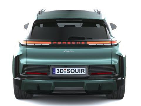 Porsche Cayenne Turbo El&eacute;trico 2027 Modelo 3D