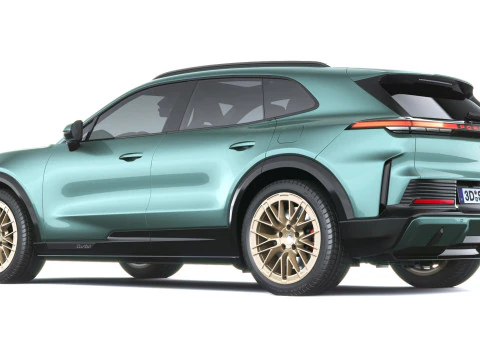 Porsche Cayenne Turbo Elettrica 2027 Modello 3D