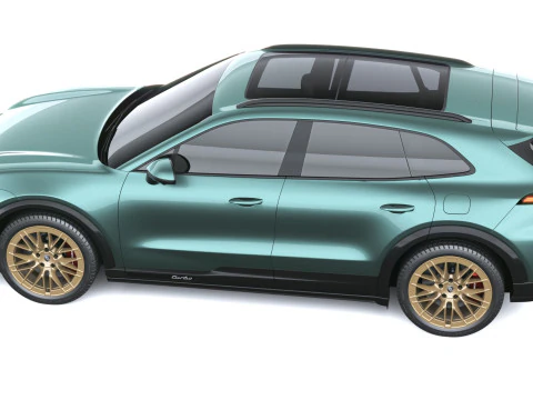 Porsche Cayenne Turbo Elettrica 2027 Modello 3D