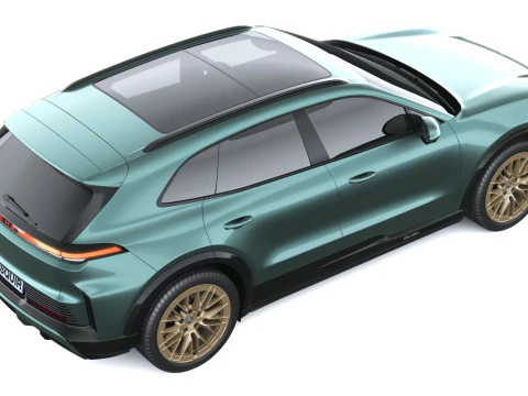 Porsche Cayenne Turbo Elettrica 2027 Modello 3D