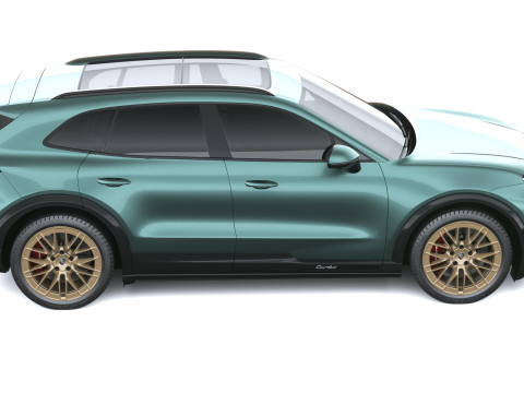 Porsche Cayenne Turbo El&eacute;trico 2027 Modelo 3D
