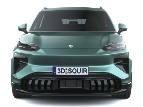 Porsche Cayenne Turbo El&eacute;trico 2027 Modelo 3D