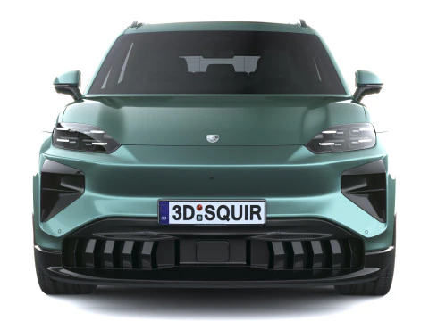 Porsche Cayenne Turbo Elettrica 2027 Modello 3D