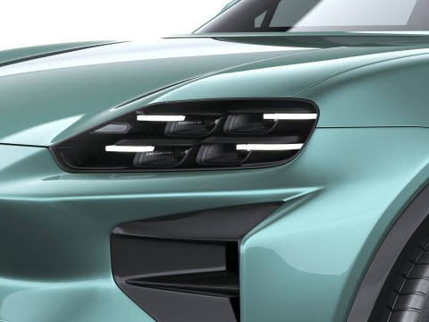 Porsche Cayenne Turbo El&eacute;trico 2027 Modelo 3D