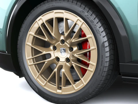 Porsche Cayenne Turbo Elettrica 2027 Modello 3D