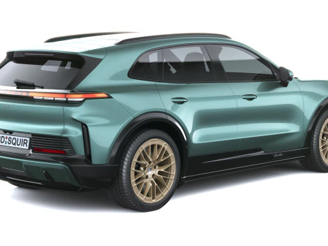 Porsche Cayenne Turbo Elettrica 2027 Modello 3D