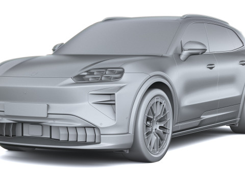 Porsche Cayenne Turbo El&eacute;trico 2027 Modelo 3D