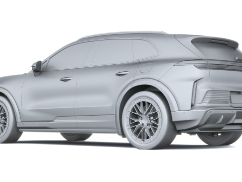 Porsche Cayenne Turbo El&eacute;trico 2027 Modelo 3D