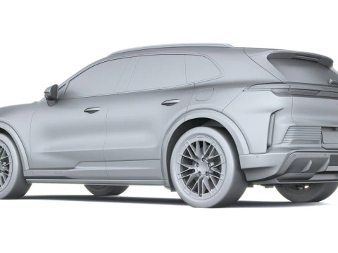 Porsche Cayenne Turbo Elettrica 2027 Modello 3D