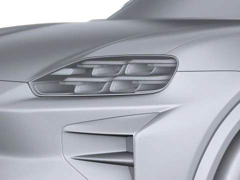 Porsche Cayenne Turbo Elettrica 2027 Modello 3D