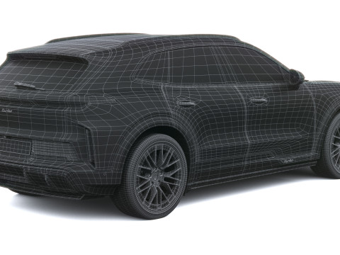 Porsche Cayenne Turbo El&eacute;trico 2027 Modelo 3D