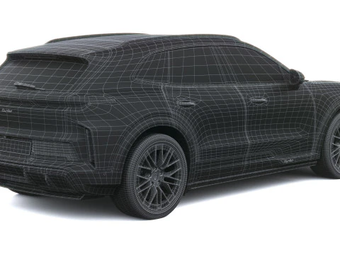 Porsche Cayenne Turbo Elettrica 2027 Modello 3D