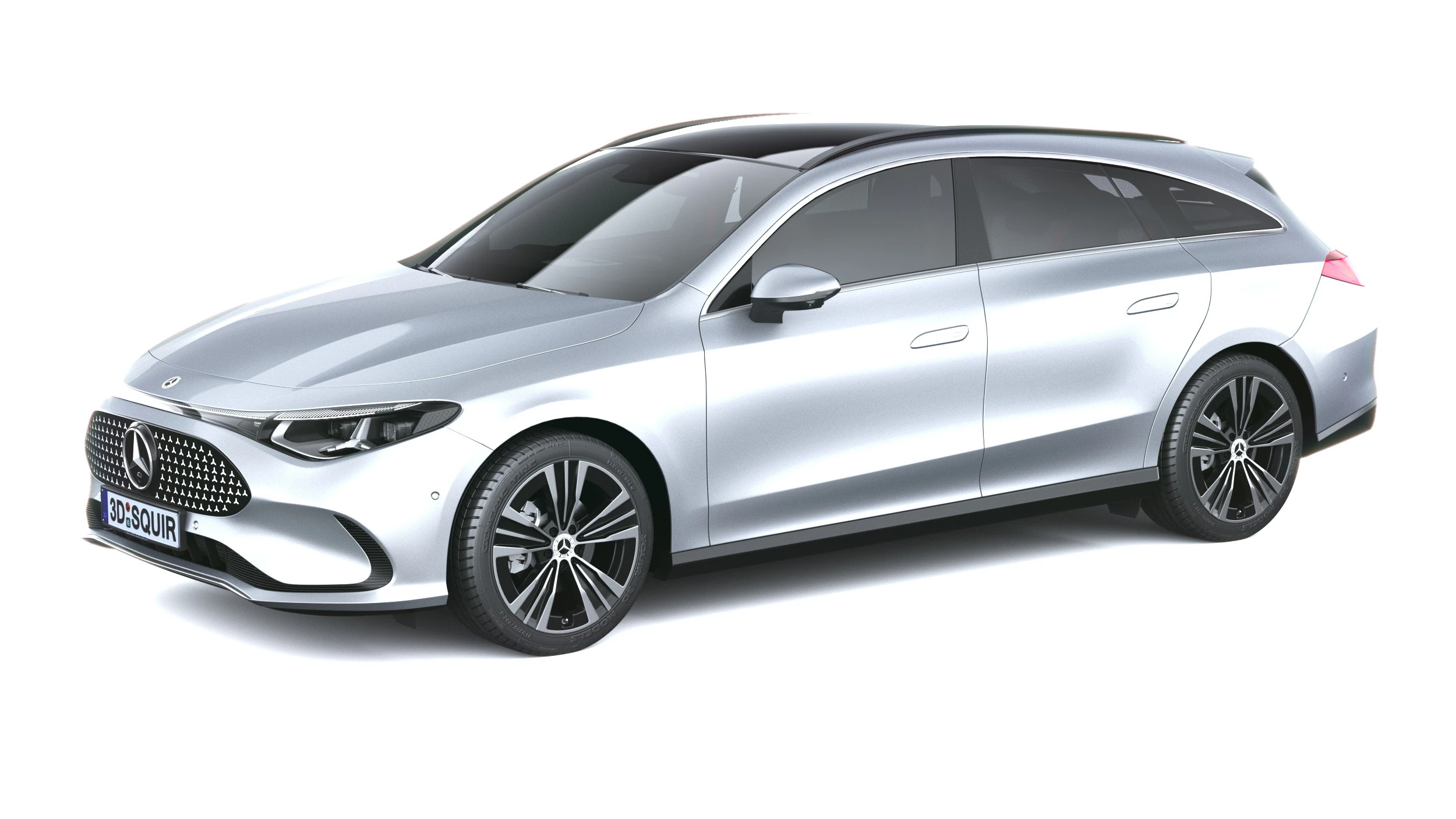 Mercedes-Benz CLA Basic Shooting Brake 2026 Modello 3D .c4d .max .obj .3ds .fbx .stl .blend