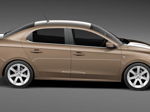 Peugeot 301 2013 3D Model