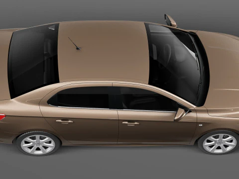 Peugeot 301 2013 3D Model