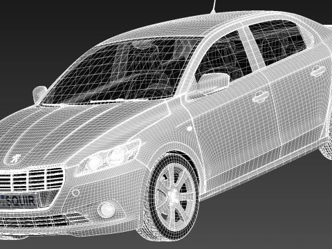 Peugeot 301 2013 3D Model