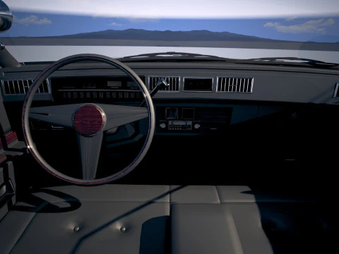Chevrolet Caprice Police Car 1978 3D Model