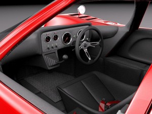 Mclaren M6GT 1969 24H Lemans Race Car 3D मॉडल