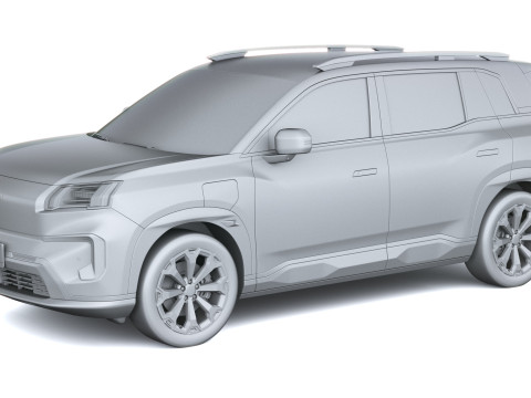 GAC Aion V 2025 3D Model