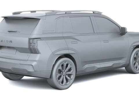 GAC Aion V 2025 3D Model