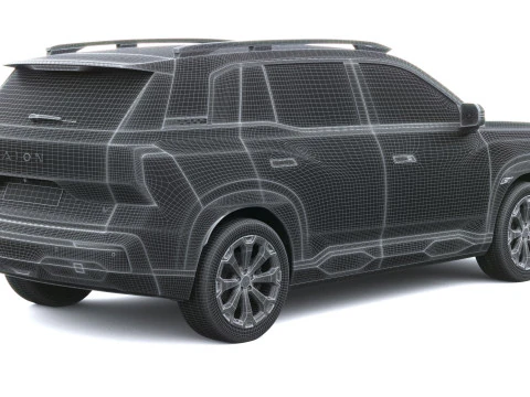 GAC Aion V 2025 3D Model