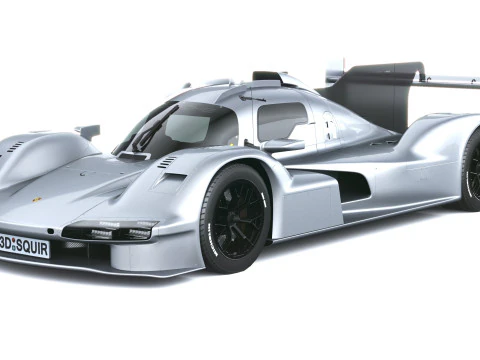 Porsche 963 RSP 2026 LowPoly 3D Model