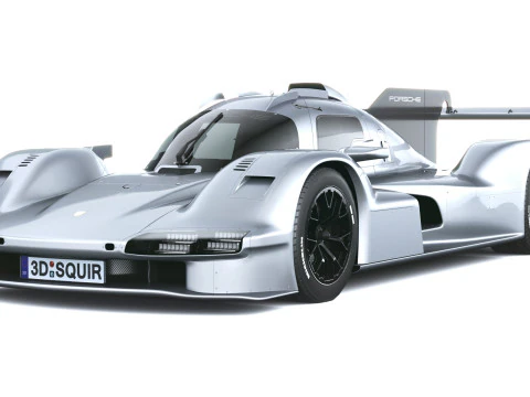 Porsche 963 RSP 2026 LowPoly 3D Model