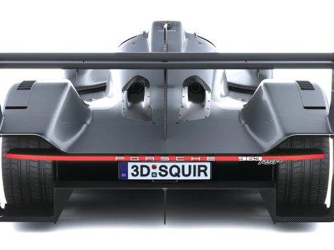 Porsche 963 RSP 2026 LowPoly 3D Model