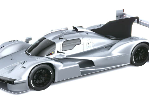 Porsche 963 RSP 2026 LowPoly 3D Model