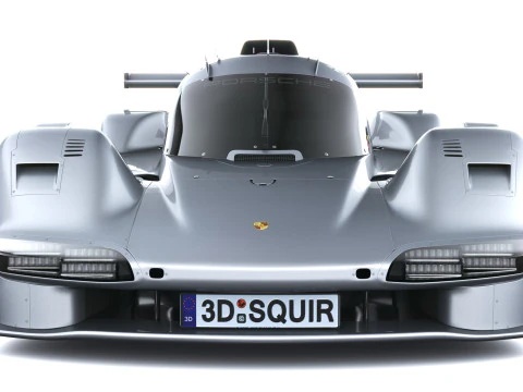 Porsche 963 RSP 2026 LowPoly 3D Model