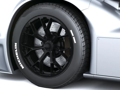 Porsche 963 RSP 2026 LowPoly 3D Model