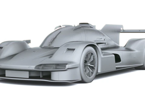 Porsche 963 RSP 2026 LowPoly 3D Model