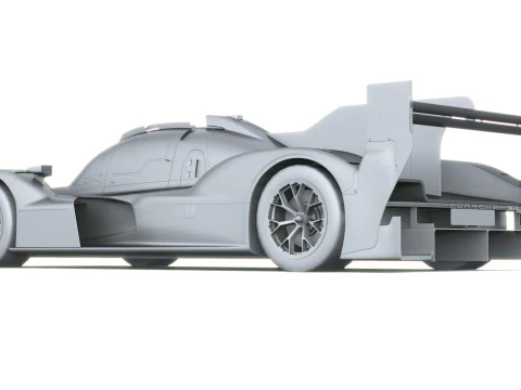 Porsche 963 RSP 2026 LowPoly 3D Model