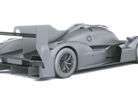 Porsche 963 RSP 2026 LowPoly 3D Model