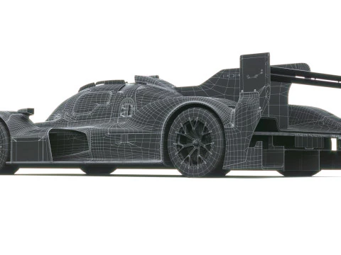 Porsche 963 RSP 2026 LowPoly 3D Model