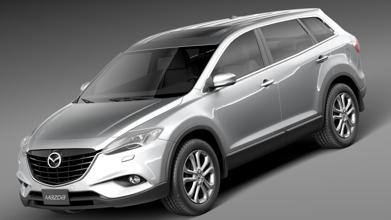 Mazda CX-9 2013 3D मॉडल .c4d .max .obj .3ds .fbx .stl .blend 