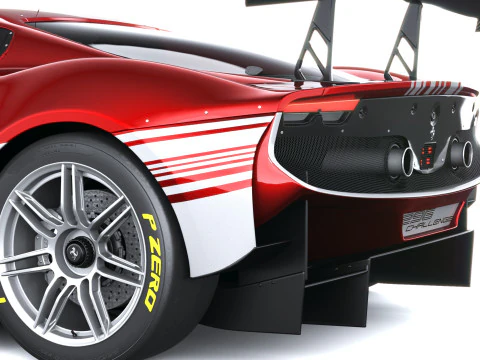 Ferrari 296 GT3 EVO 2026 3D Model