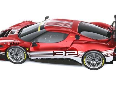 Ferrari 296 GT3 EVO 2026 3D Model