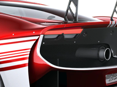 Ferrari 296 GT3 EVO 2026 3D Model