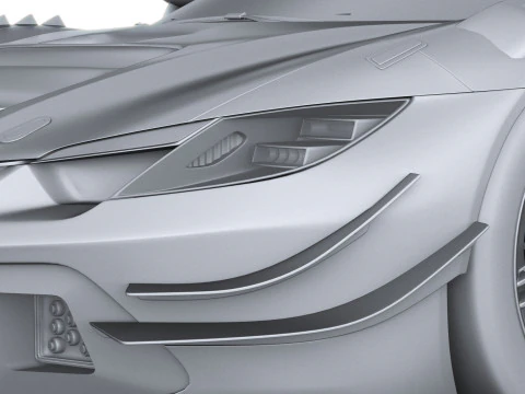 Ferrari 296 GT3 EVO 2026 3D Model